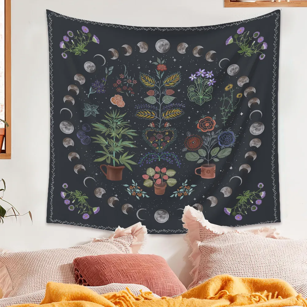 Moon Phase Tapestry Tarot Tapestry Ins Tapestry – image 3