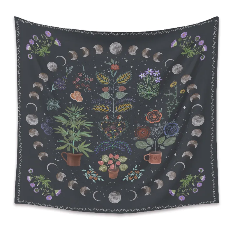 Moon Phase Tapestry Tarot Tapestry Ins Tapestry – image 4
