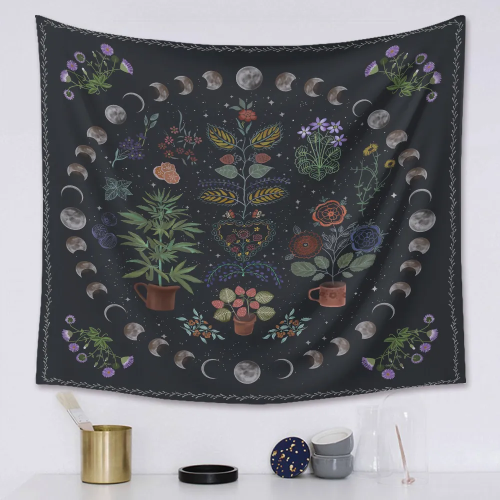 Moon Phase Tapestry Tarot Tapestry Ins Tapestry – image 5