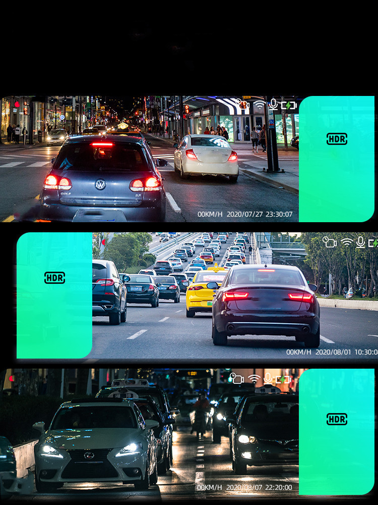 360 Driving Recorder High-definition Night Vision Free Installation Wireless Image - Image 2