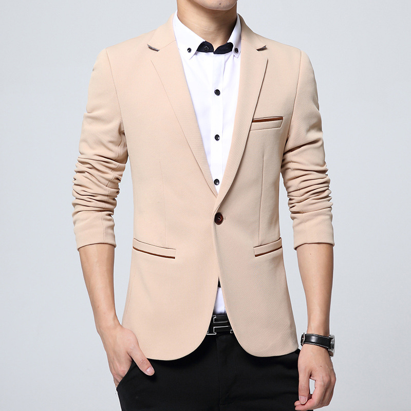 Title 2, Korean Style Small Suit Jacket Mens. Achieve a...