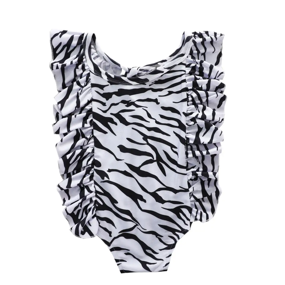 Summer Sleeveless Striped Romper Romper Triangle Jumpsuit One Piece Children's Swimsuit