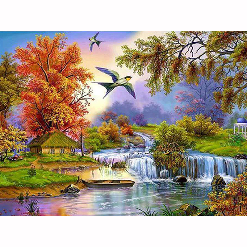 Title 1, Broderie Diamant Soldes Paysage Diamond Paintin...