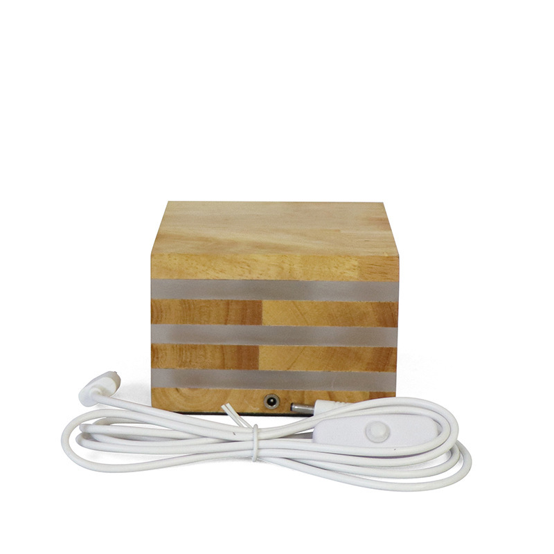USB Wooden LED Table Lamp