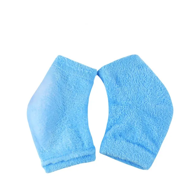 Heel Socks Comfortable Feather Yarn SPA Essential Oil Socks Blue - Shop at LoveMi