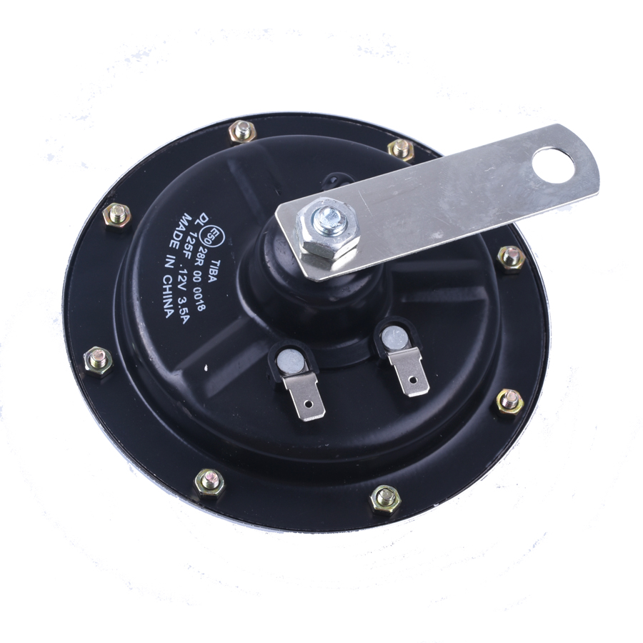 Car And Motorcycle 12V Modified Electroplating Basin Type Horn Waterproof Electric Horn With Cover
