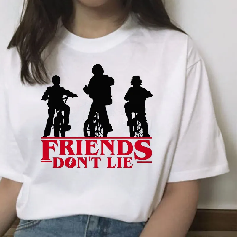Stranger Things Trendy Fun Round Neck T-shirt Base Shirt - 21