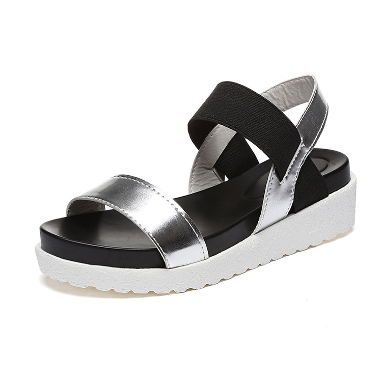 Women's Sandals With Elastic Bottom Roma Shoes — view 5
