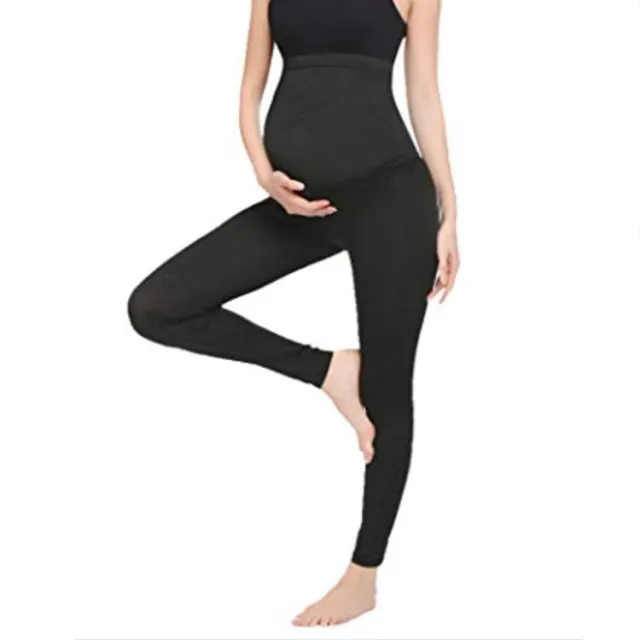 Women's Tight fitting Yoga Maternity Pants Black - Shop at LoveMi