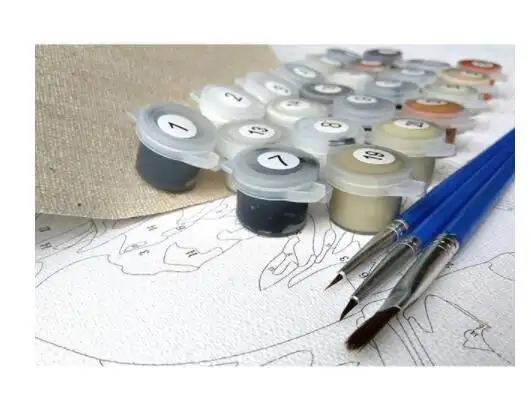 Autumn Window - DIY Painting By Numbers Kit