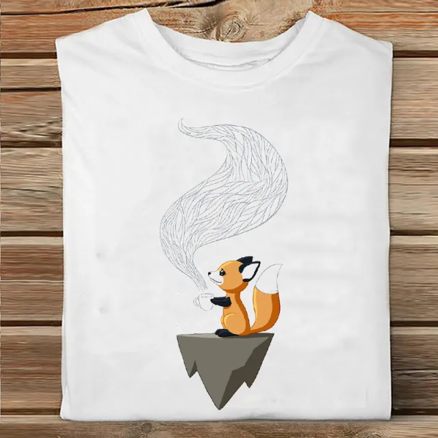 Ladies Summer Fashion Casual Cute Cartoon Print Short Sleeve 9.Style M - Shop at LoveMi