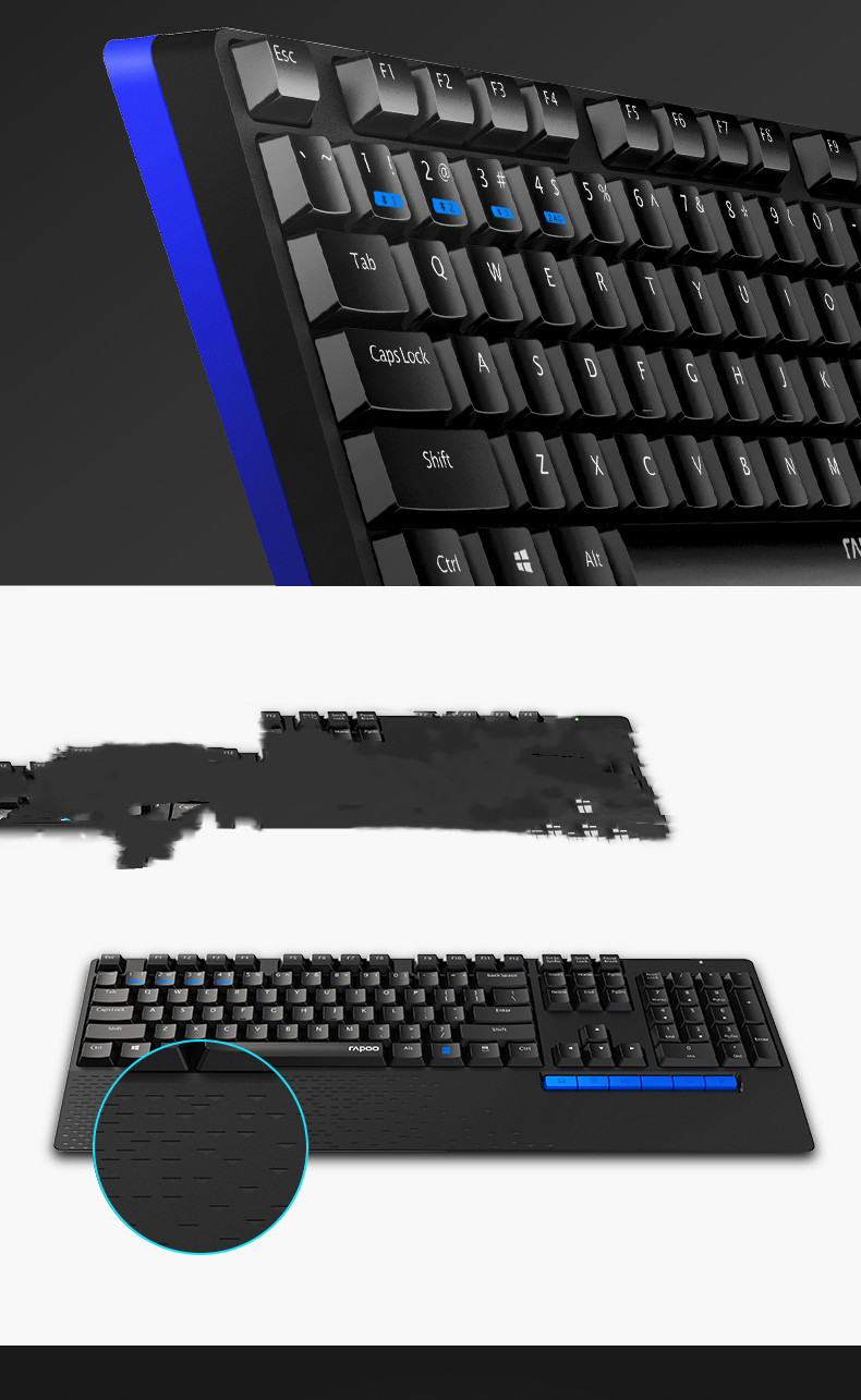 Pennefather 8300T Multi-mode Wireless Keyboard And Mouse - Image 2