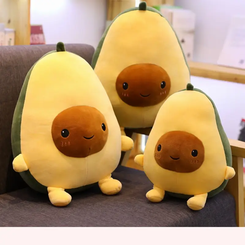 Cute Cartoon Fruit Avocado Doll Plush Toy Avocado Pillow Doll Doll