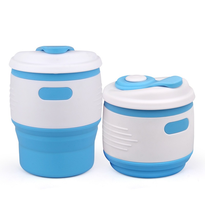 Retractable Silicone Portable Leak-Proof Car Coffee Cup