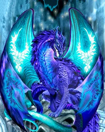 Diamond Painting  cartoon Dragon  Embroidery Cross Stitch 3D