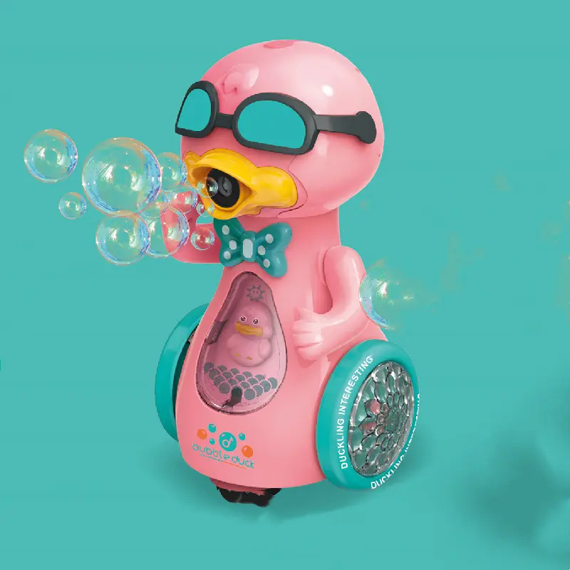 Electric Cartoon Bubble Toy Universal Wheel