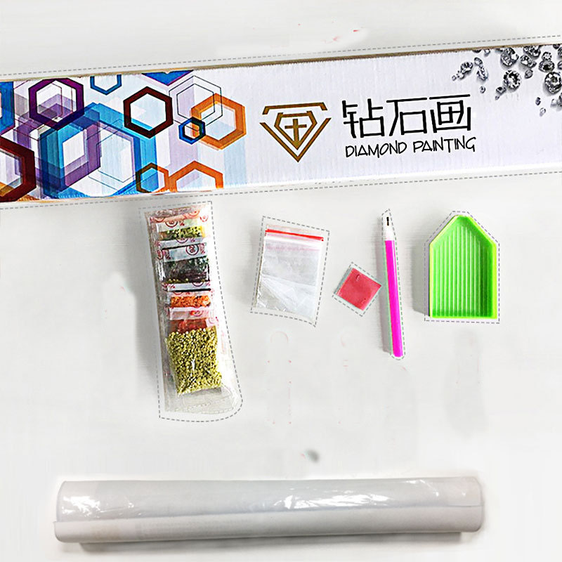 Parrot Round Diamond Full Rhinestone Cross Stitch