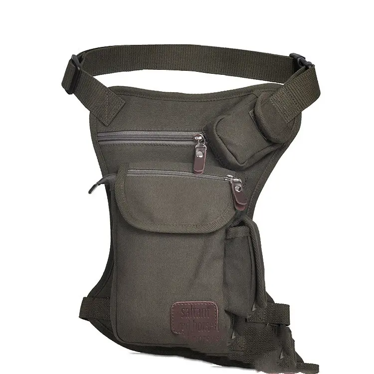 Canvas Leg Bag Casual Korean Fashion Outdoor