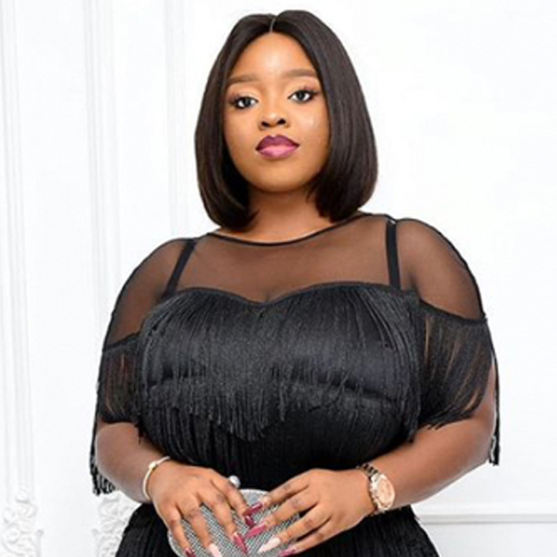 Sexy Perspective Mesh Stitching Tassel High Waist Large Size Slim Casual Women''s Dress