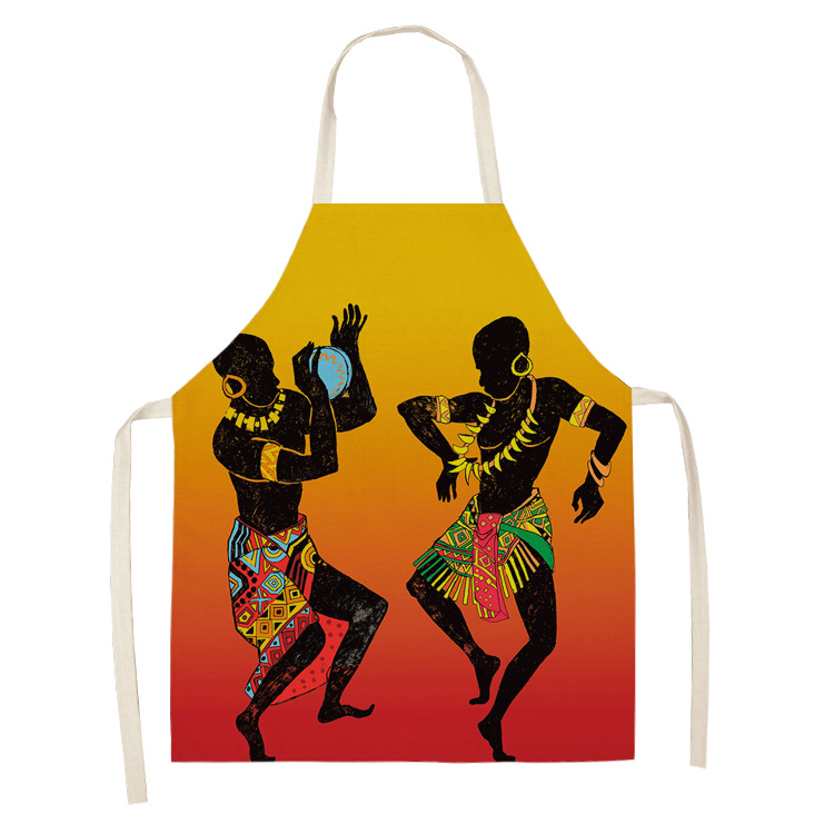 Title 1, Original Art Apron Foreign Trade Geometry Serie...