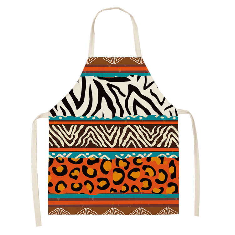 Title 7, Original Art Apron Foreign Trade Geometry Serie...