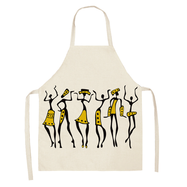 Title 14, Original Art Apron Foreign Trade Geometry Serie...