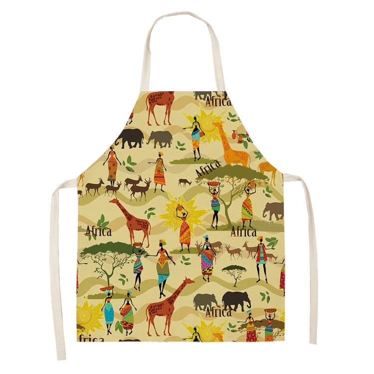 Title 15, Original Art Apron Foreign Trade Geometry Serie...