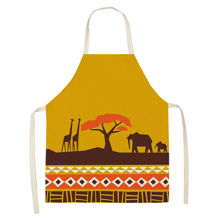 Title 16, Original Art Apron Foreign Trade Geometry Serie...