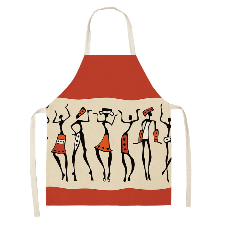 Title 17, Original Art Apron Foreign Trade Geometry Serie...