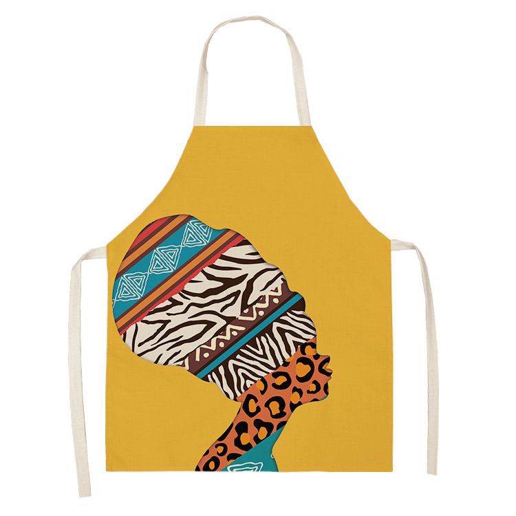 Title 20, Original Art Apron Foreign Trade Geometry Serie...