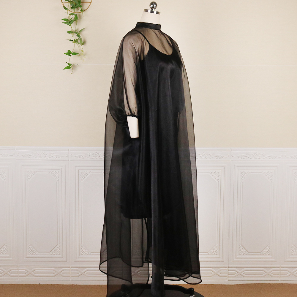 See-Through Sexy Loose Oversized Dress With Lining Women'S New Style Dress Banquet Dress