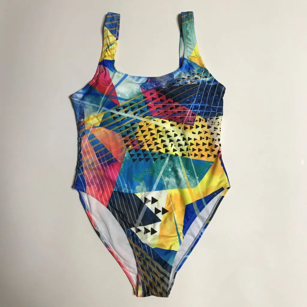 One Piece Fashion Printed Fat Women Plus Size Bathing Suit - Mixed Colors-3Xl
