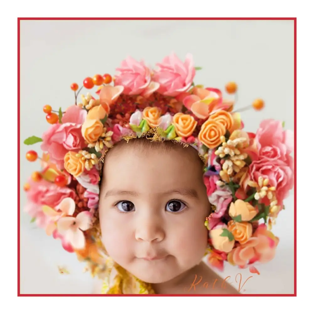 Children's Hair Accessories Baby Girl Hairband Photo Head Flower