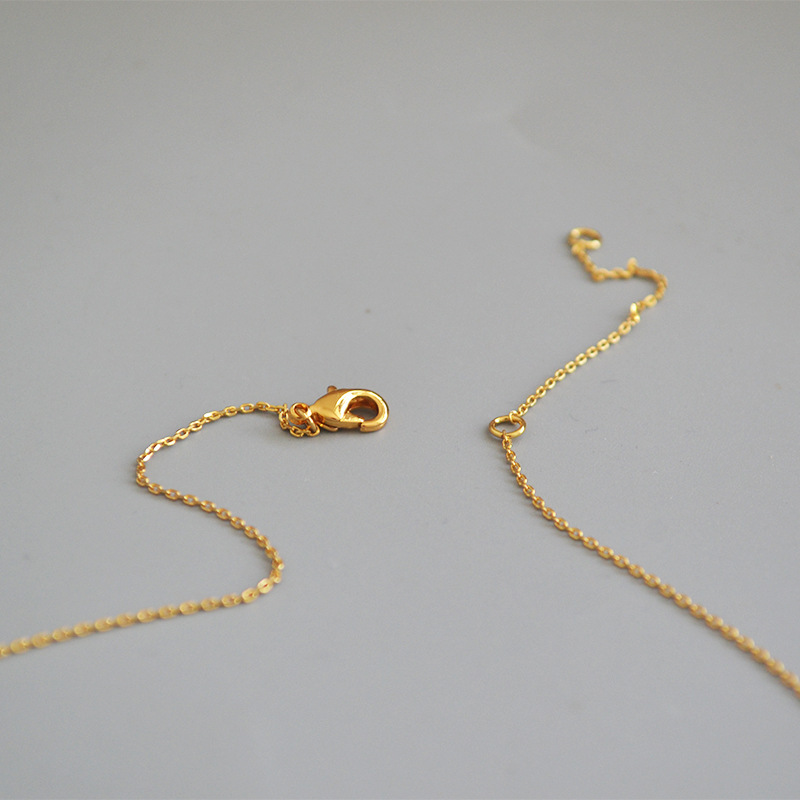 Freshwater Necklace Rice Grain Fine Chain Pearl Chain Clavicle Chain