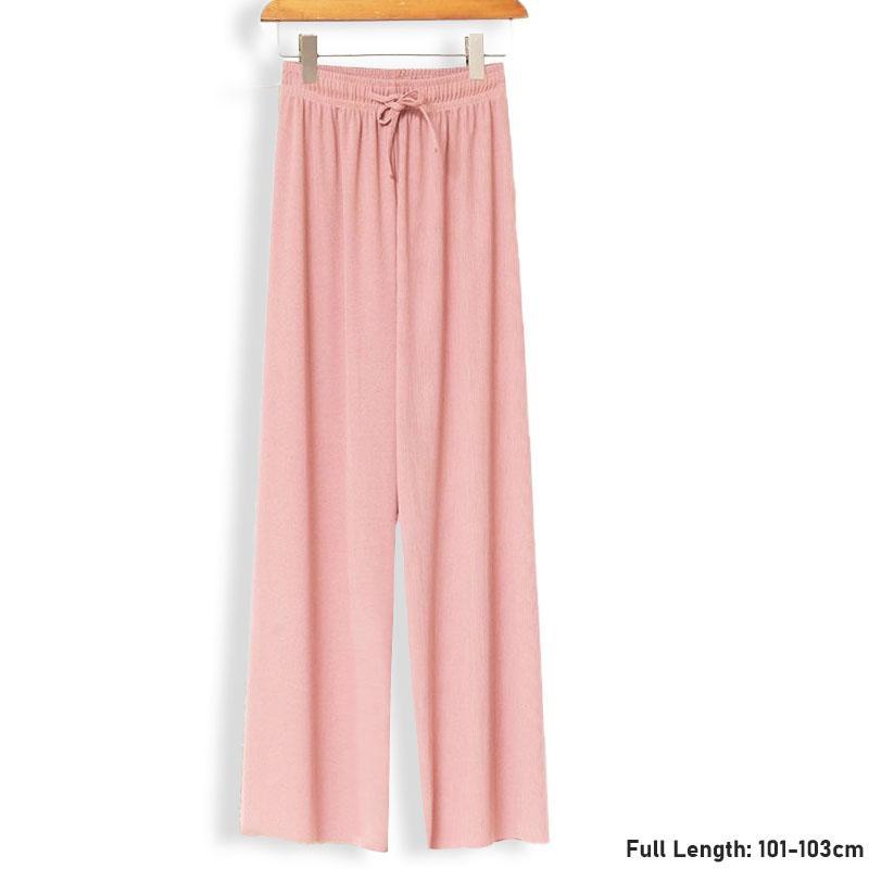 Title 5, Damen Ice Silk Weite Bein Schlankmacher Casual ...