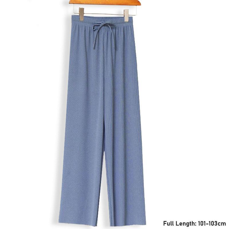 Title 3, Ice Silk Wide-leg Slimming Casual Pants Women