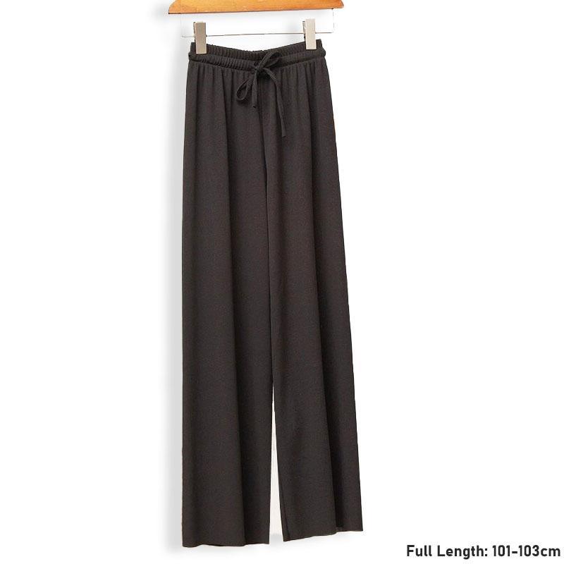 Title 7, Ice Silk Wide-leg Slimming Casual Pants Women