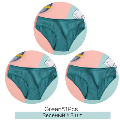 Title 7, Womens Solid Underpants, Girls Briefs, Sexy F...