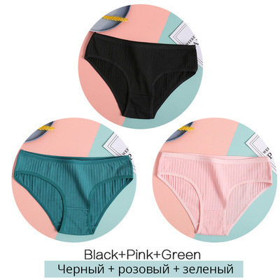 Title 9, Women Underpants Solid Girls Briefs Sexy Female...