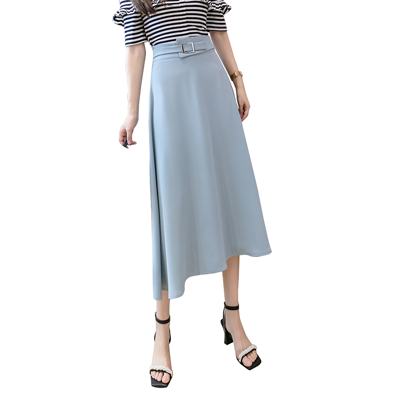 Title 1, Womens High Waist Skirt, draped mid-length lar...