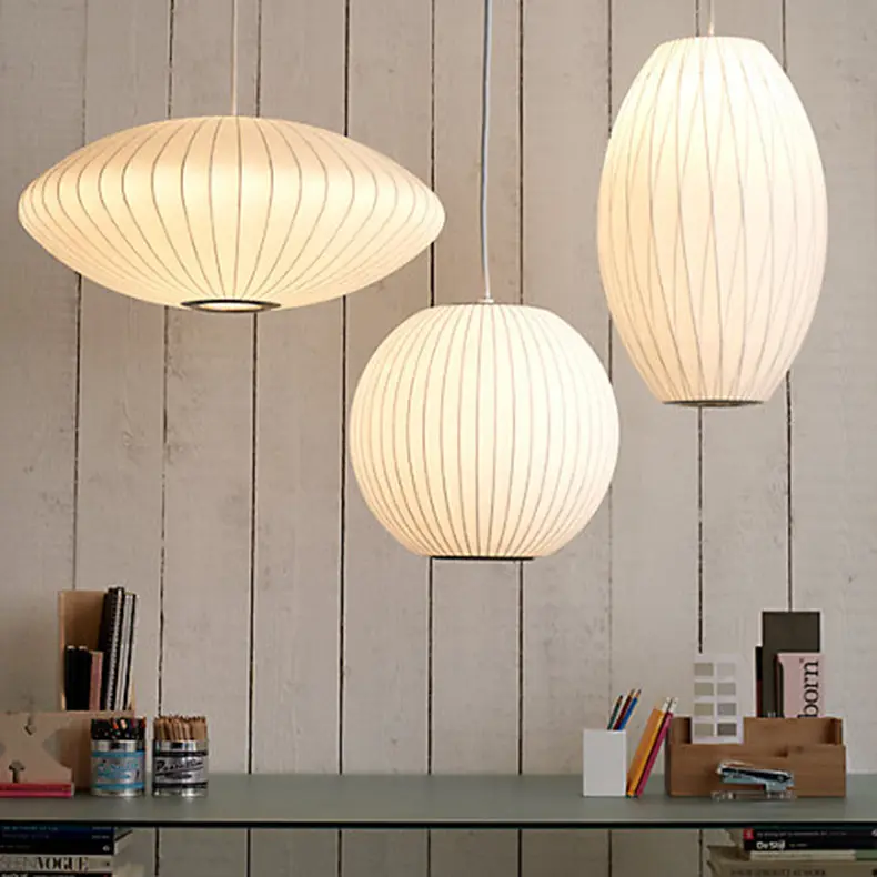 Japanese Style Silk Chandelier Simple And Individual