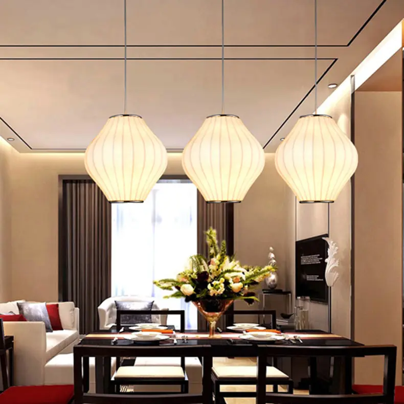 Japanese Style Silk Chandelier Simple And Individual