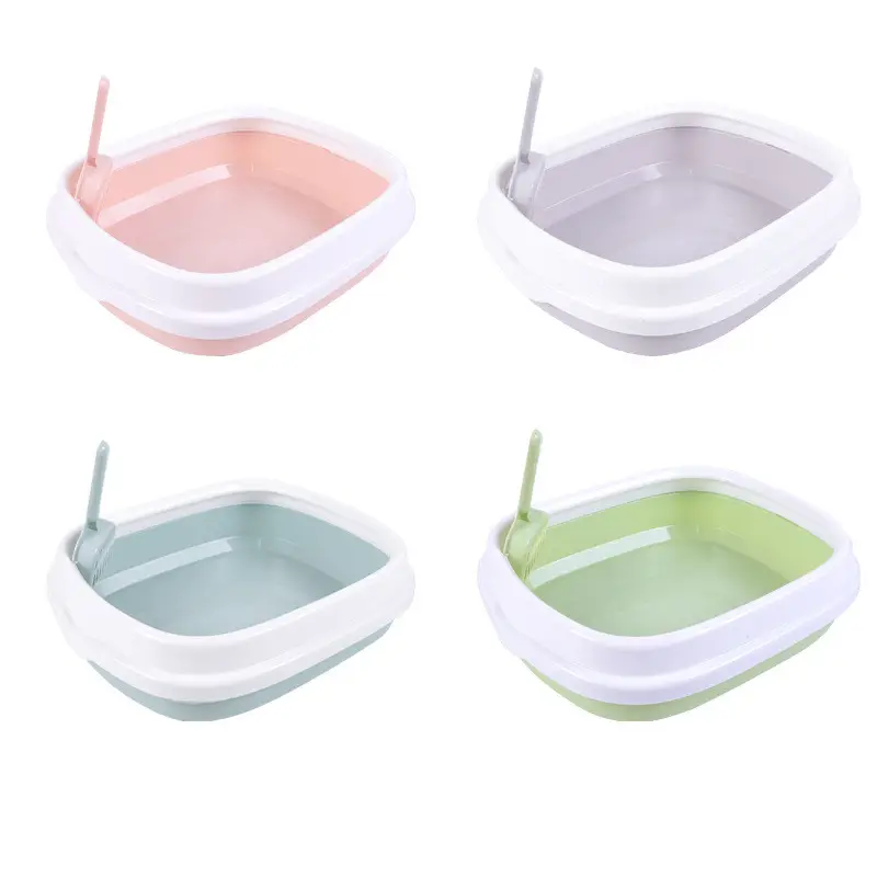 Large Cat Litter Box Detachable Anti-splashing Pet