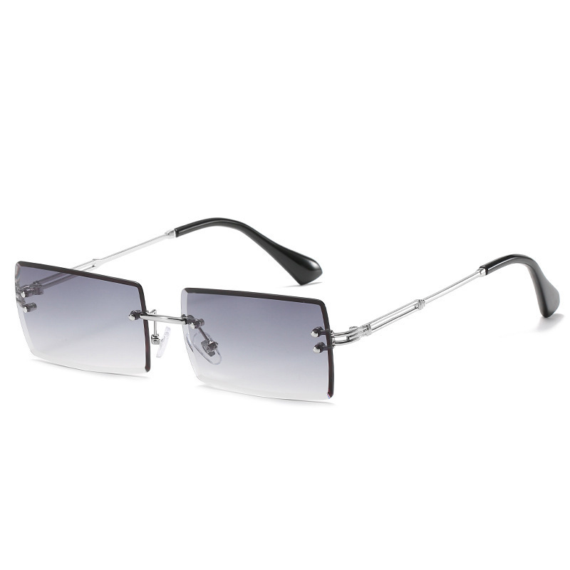 Title 1, Lunettes De Soleil En Alliage Petit Rectangle S...