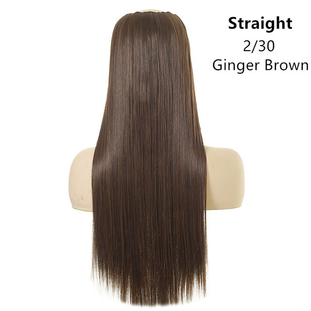 Wig Female One Piece Natural Long Straight Hair 3Style - Shop at LoveMi