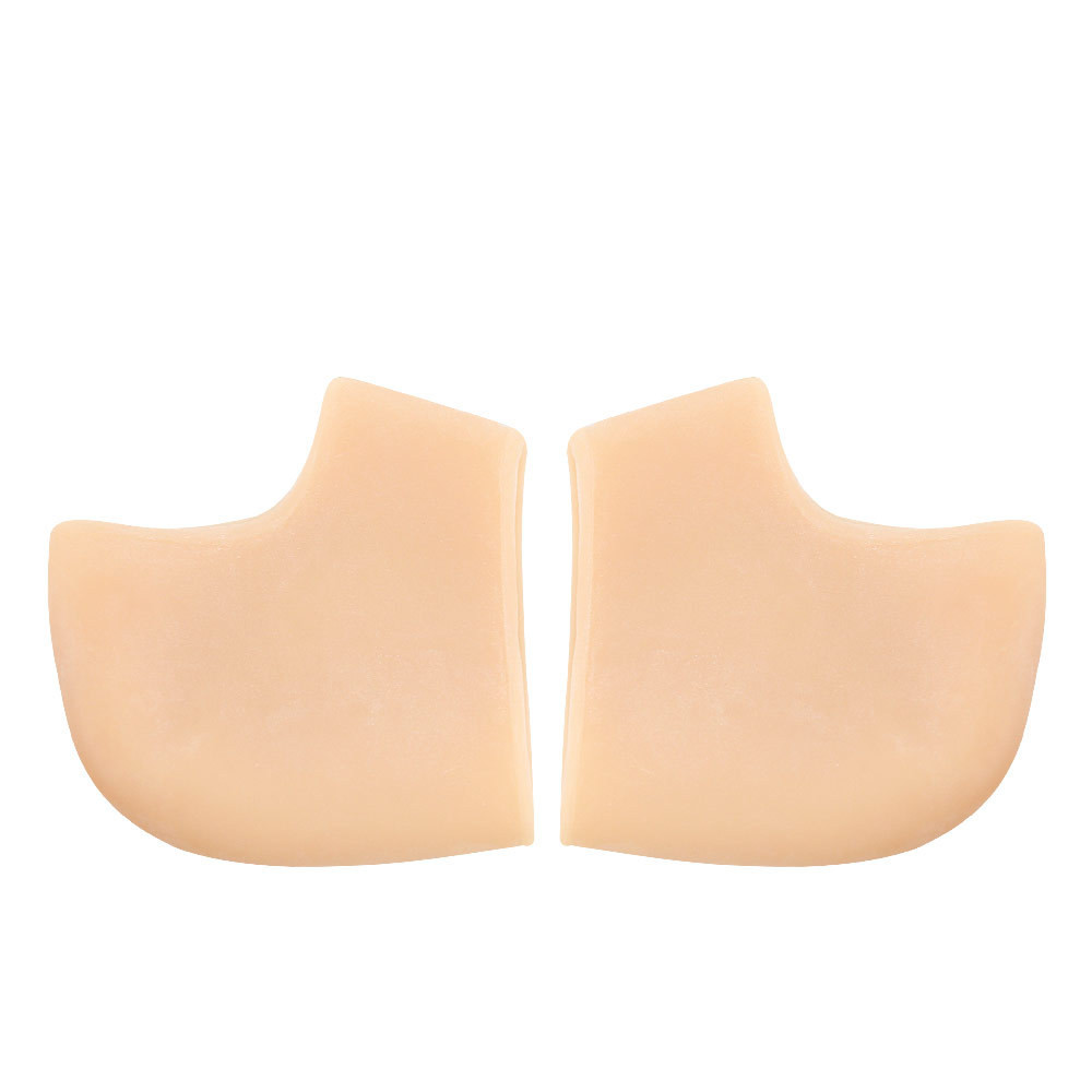 Transparent Silicone Foot Socks, Moisturizing Gel, Protects Heels, Crackle Effect