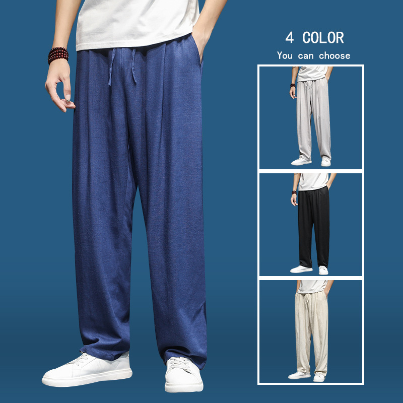 Title 2, Linen Harem Pants Men