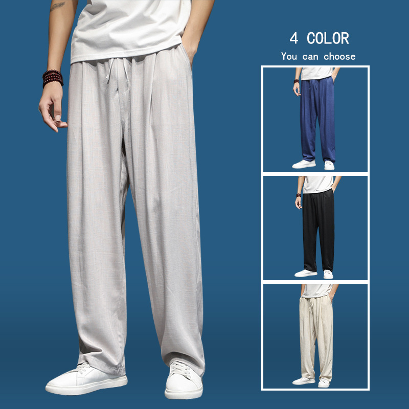 Title 3, Linen Harem Pants Men