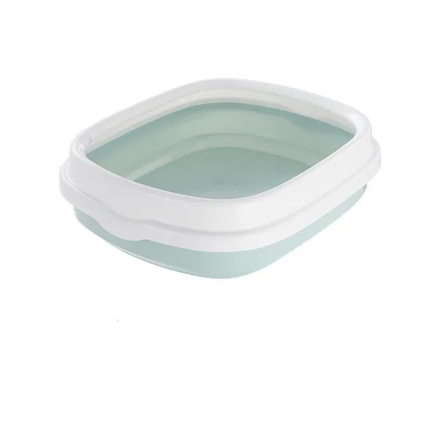 Large Cat Litter Box Detachable Anti splashing Cat Litter Box Cat Pet Supplies Blue - Shop at LoveMi
