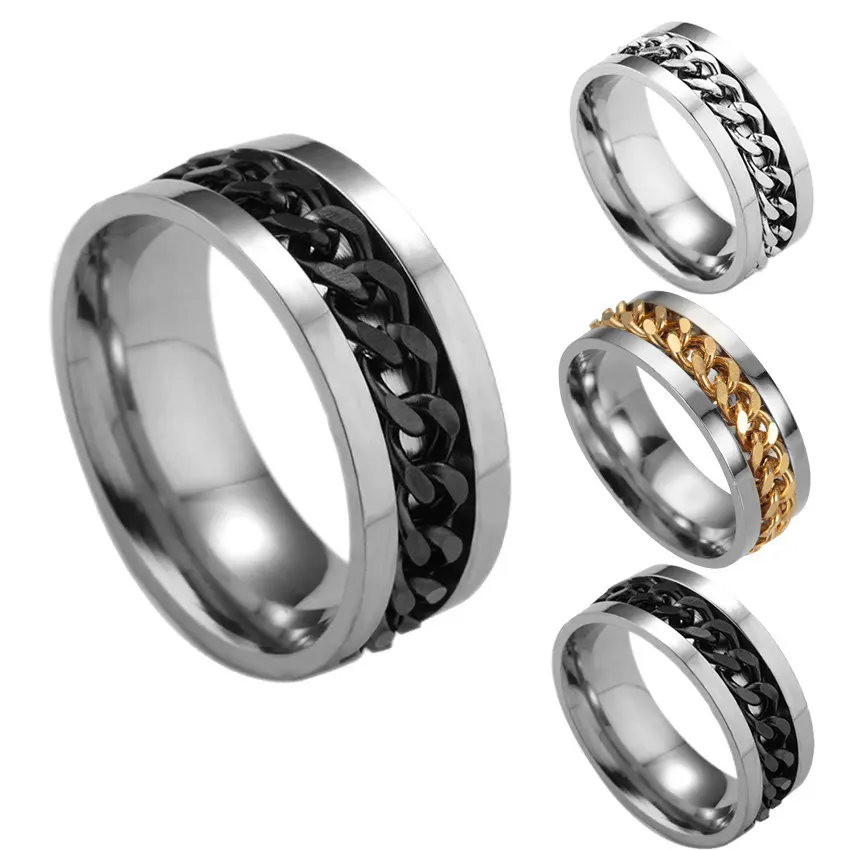 Stainless Steel Spinner Ring Beer Corkscrew Artifact Fashion Simple